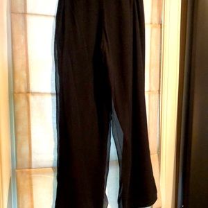Laundry, Black Dress Slacks,side zip, flat front,8